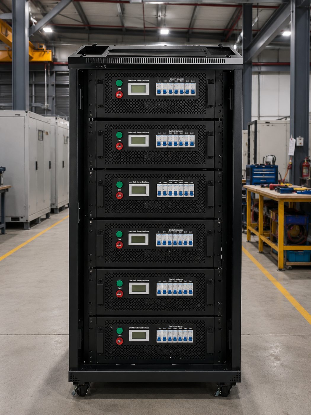 Ashford DC load bank — modular rack